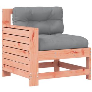 vidaXL Canap&eacute; de jardin accoudoir avec coussin bois massif douglas
