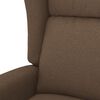 vidaXL Fauteuil Marron Tissu