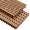vidaXL Planche de terrasse 4 pcs Teck WPC