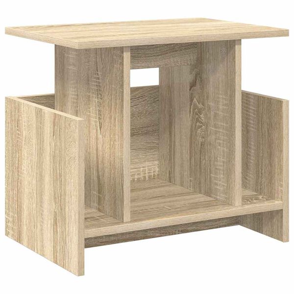 vidaXL Meuble TV Ch&ecirc;ne Sonoma 50 x 35 x 45 cm Bois d'ing&eacute;nierie