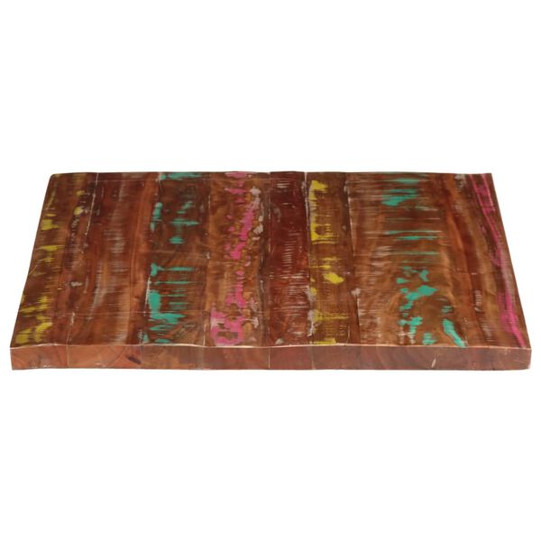 vidaXL Dessus de table 90x80x3,8 cm rectangulaire bois massif r&eacute;cup&eacute;r&eacute;