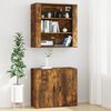 vidaXL Armoire murale Ch&ecirc;ne fum&eacute; 80x33x80 cm Bois d'ing&eacute;nierie