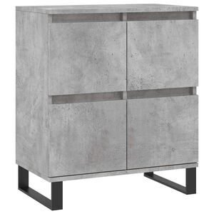 vidaXL Buffet Gris b&eacute;ton 60x35x70 cm Bois d'ing&eacute;nierie