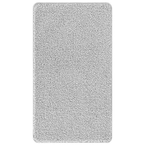 vidaXL Tapis de bain antid&eacute;rapant Gris 70 x 120 cm PP