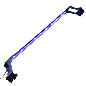 vidaXL Lampe &agrave; LED d'aquarium avec pinces 75-90 cm Bleu et blanc