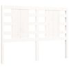 vidaXL Cadre de lit sans matelas blanc 120x200 cm bois de pin massif