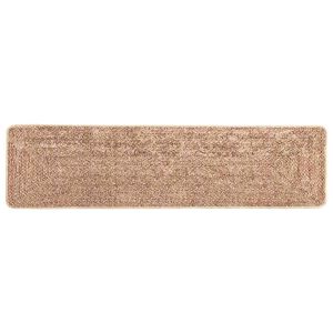 vidaXL Coureur de Tapis MARSA Marron 50 x 300 cm Polyester et PVC