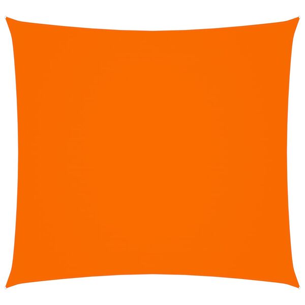 vidaXL Voile de parasol tissu oxford carr&eacute; 5x5 m orange