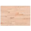 vidaXL Comptoir de salle de bain 60x40x2,5 cm bois massif de h&ecirc;tre