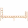 vidaXL Cadre de lit sans matelas 90x190 cm bois de pin massif