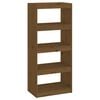 vidaXL Biblioth&egrave;que/S&eacute;parateur de pi&egrave;ce Marron miel 60x30x135,5 cm Pin