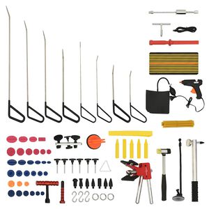 vidaXL Kit d'outils de d&eacute;bosselage sans peinture 75 pcs