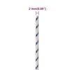 vidaXL Corde de bateau Blanc 2 mm 500 m Polypropylène