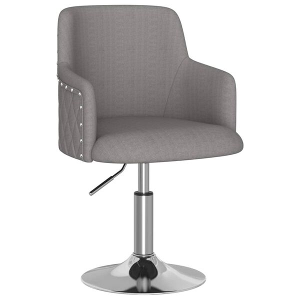 vidaXL Chaises &agrave; manger lot de 6 gris fonc&eacute; tissu