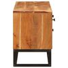 vidaXL Meuble TV Naturel 110 x 30 x 44 cm Bois d'Acacia Massif
