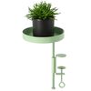 Esschert Design Plateau pour plantes avec pince rond vert S