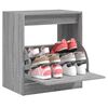 vidaXL Armoire à chaussures sonoma gris 60x42x69 cm bois d'ingénierie