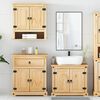 vidaXL Ensemble de meubles salle de bain 3 pcs Corona bois pin massif