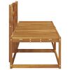 vidaXL Canap&eacute; d'ext&eacute;rieur en bout 2 Pi&egrave;ce Naturel 182,5 x 63 x 73 cm