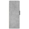 vidaXL Armoires murales 2 pcs gris b&eacute;ton 69,5x34x90 cm