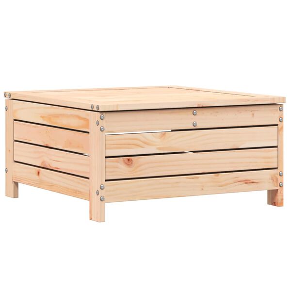 vidaXL Repose-pied de jardin 62x63,5x32 cm bois de pin massif