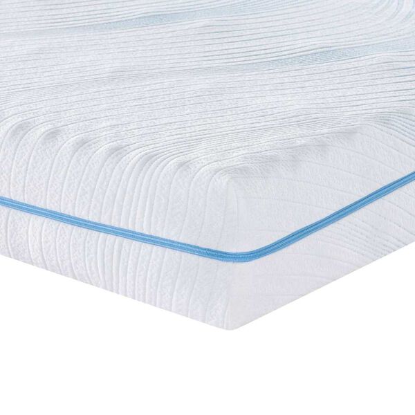 vidaXL Matelas Blanc 70 x 200 cm Tissu jacquard