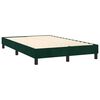 vidaXL Sommier &agrave; lattes de lit avec matelas LED Vert fonc&eacute; 120x200 cm