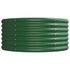 vidaXL Lit surélevé de jardin Acier galvanisé 620x80x36 cm Vert
