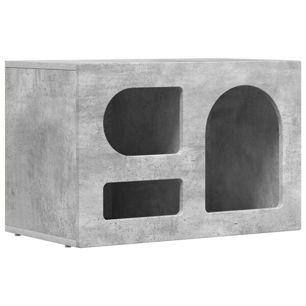 vidaXL Meuble TV Gris b&eacute;ton 60 x 35 x 40 cm Bois d'ing&eacute;nierie