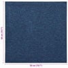 vidaXL Tapis 20 pcs Bleu fonc&eacute; 50 x 50 cm 100% Polypropyl&egrave;ne