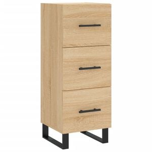 vidaXL Buffet Ch&ecirc;ne sonoma 34,5x34x90 cm Bois d'ing&eacute;nierie