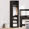 vidaXL Armoire Ch&ecirc;ne noir 50 x 50 x 200 cm Bois d'ing&eacute;nierie