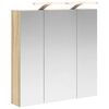vidaXL Armoire Miroir de Salle de Bain Ch&ecirc;ne Sonoma 70 x 14,5 x 70 cm