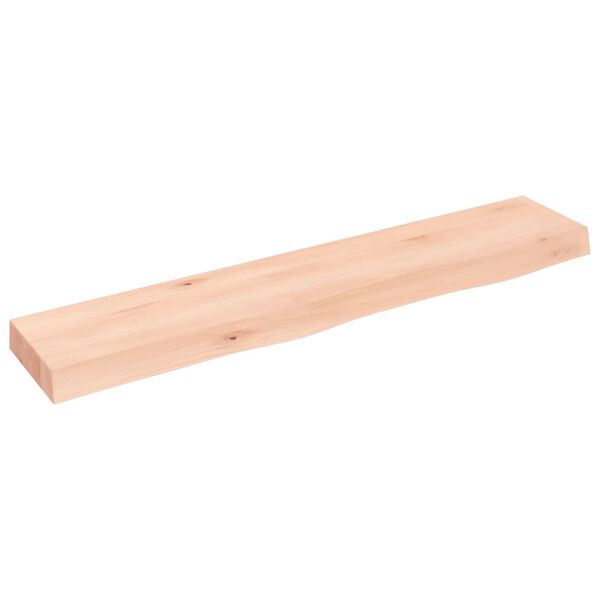 vidaXL Étagère murale 100x20x6 cm bois de chêne massif non traité
