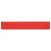 vidaXL Panneaux muraux 12 pcs Rouge 90x15 cm Similicuir 1,62 m&sup2;