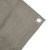 vidaXL Tapis de tente Gris clair 400 x 200 cm Polyéthylène