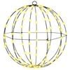 vidaXL Boule Blanc chaud 40 x 40 x 42 cm m&eacute;tal 120 LED