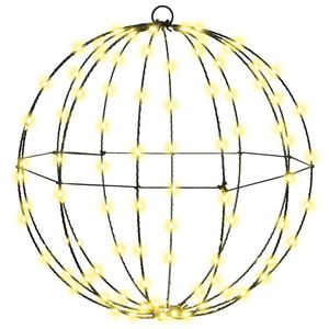 vidaXL Boule Blanc chaud 40 x 40 x 42 cm m&eacute;tal 120 LED