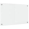 vidaXL Cr&eacute;dence de cuisine Transparent 80 x 50 cm verre tremp&eacute;
