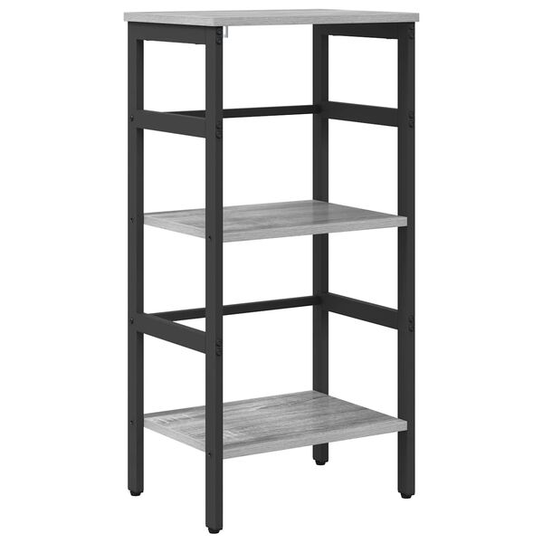 vidaXL &Eacute;tag&egrave;re Gris Sonoma 40 x 29,5 x 81 cm Bois d'ing&eacute;nierie