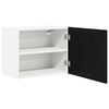 vidaXL Armoire suspendue 2 pcs Ch&ecirc;ne noir et Blanc 50 x 31 x 40 cm