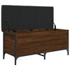 vidaXL Banc de rangement ch&ecirc;ne marron 102x42x45 cm bois d'ing&eacute;nierie