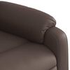 vidaXL Fauteuil inclinable marron similicuir