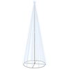 vidaXL Arbre de No&euml;l c&ocirc;ne 732 LED blanc froid 160x500 cm