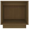 vidaXL Table de chevet Marron miel 40x30x40 cm Bois de pin solide