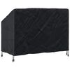 vidaXL Housse de banc de jardin Noir 134 x 70 x 65 / 94 cm Tissu 600D
