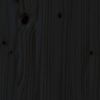 vidaXL Tête de lit Noir 106x4x100 cm Bois massif de pin