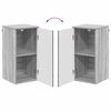 vidaXL Cabinet de salle de bain Gris Sonoma 30 x 31,5 x 61 cm