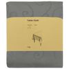 vidaXL Tissu de Table 5 pc Rectangulaire Gris clair 140 x 160 cm