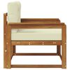 vidaXL Sofa de milieu ext&eacute;rieur Bois d'Acacia Massif Naturel